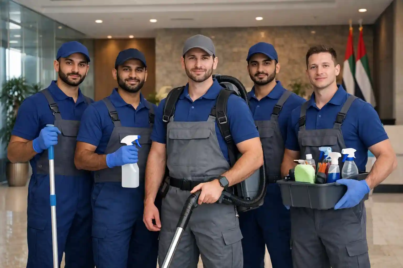 فريق شركة الجوهرة للتنظيفات الإمارات