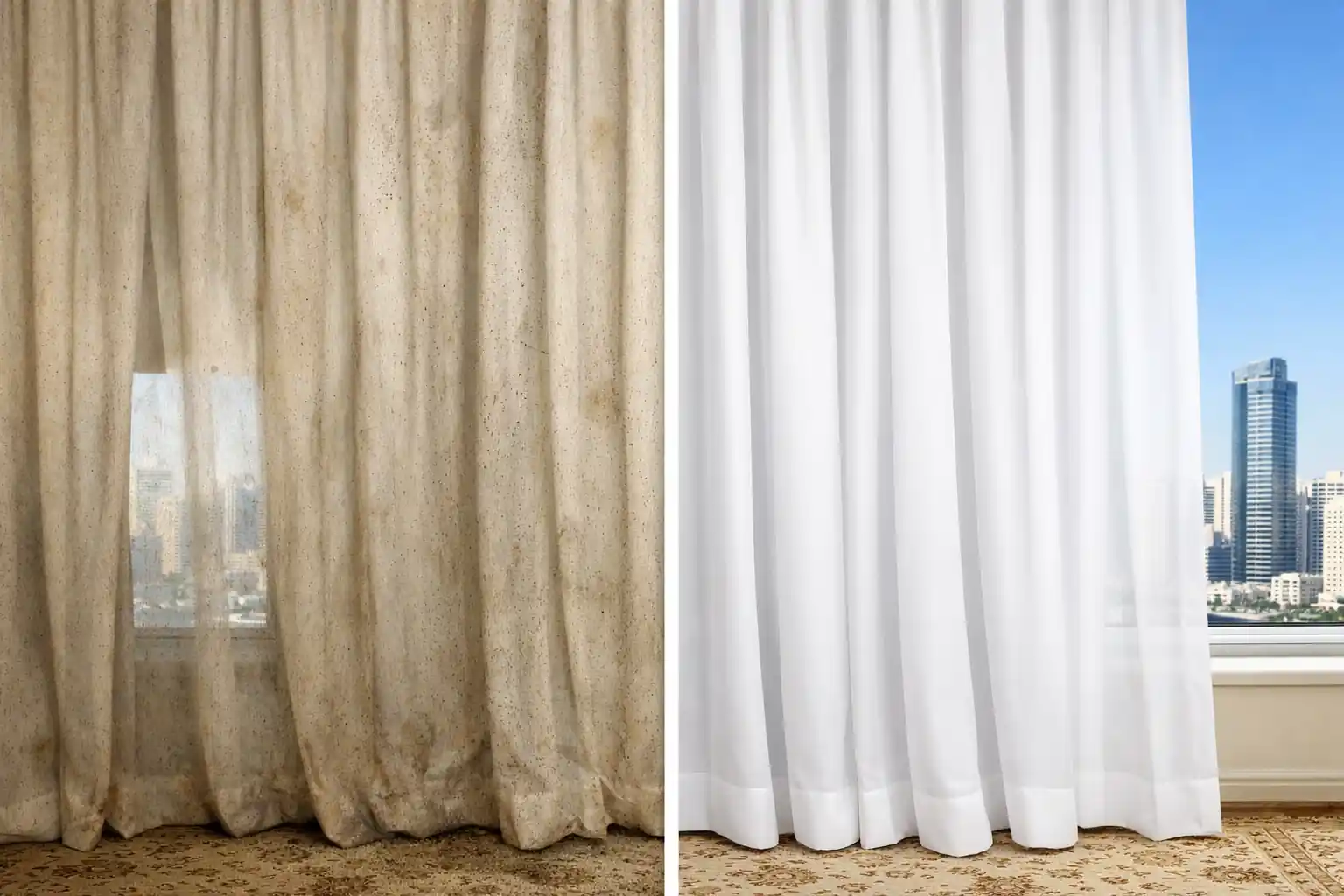 شركة تنظيف ستائر في الشارقة