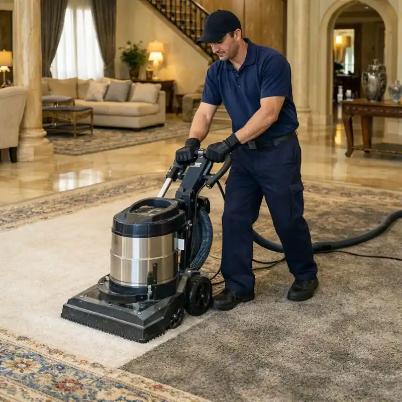 غسيل سجاد وموكيت احترافي من شركة الجوهرة للتنظيف - شركة تنظيف في عجمان رائدة في خدمات النظافة.