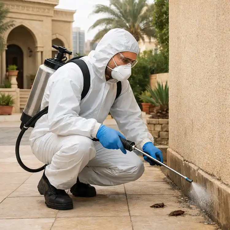 مكافحة حشرات احترافية، للقضاء على الصراصير والنمل الأبيض بفعالية من شركة تنظيف وتعقيم الجوهرة كليننج