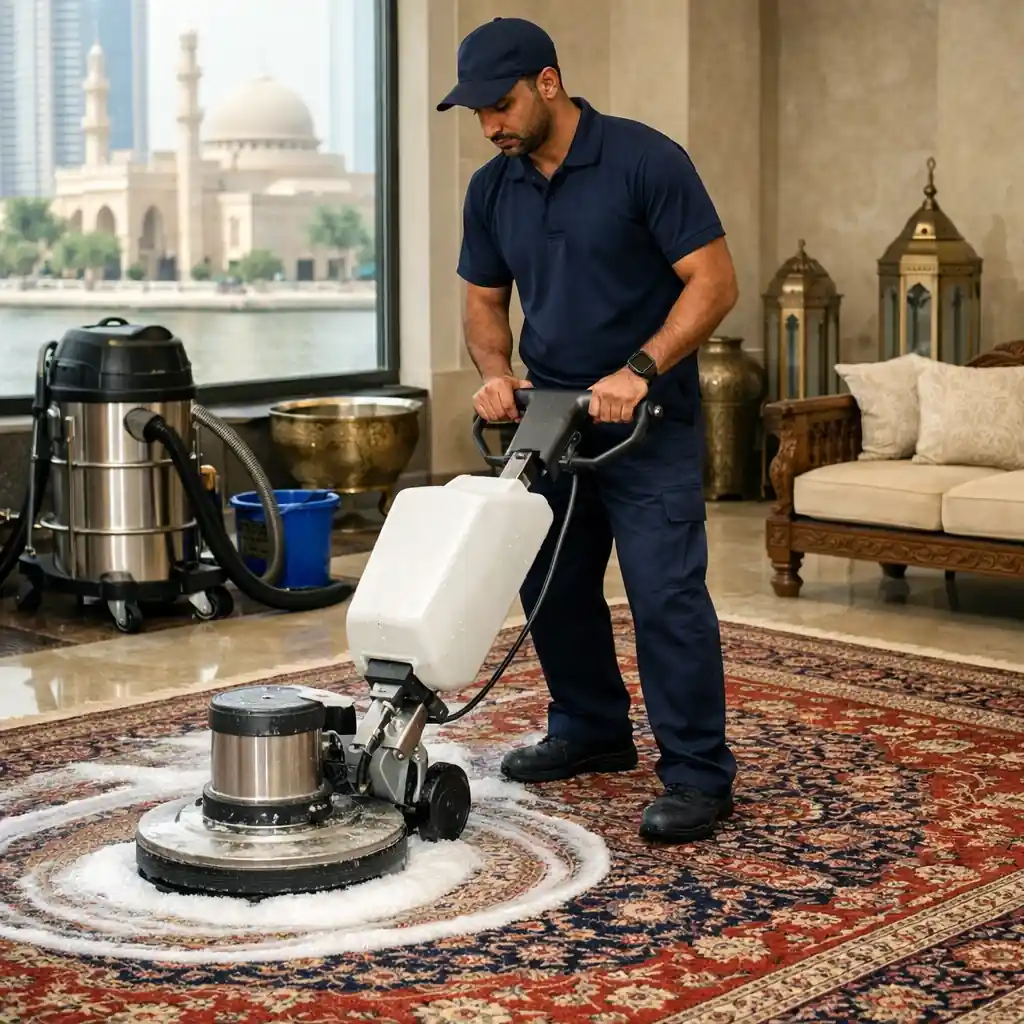 شركة تنظيف سجاد في الشارقة - غسيل وتنظيف السجاد الصوفي والشرقي الفاخر بأحدث الماكينات